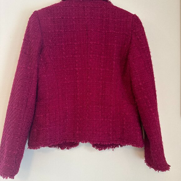 Vintage Serrani Pink Tweed Blazer - Size M - Picture 3 of 5